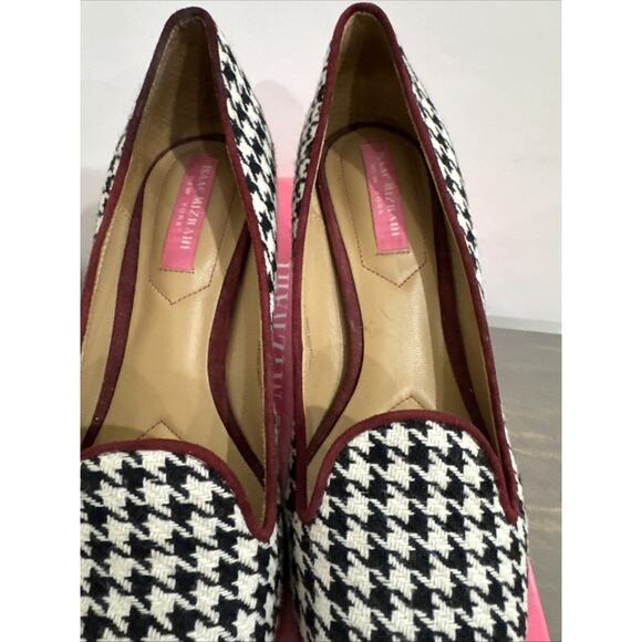 Isaac Mizrahi Joy2 Woman’s Size 6 Black/White Houndstooth Pumps W/Box EUC - Picture 13 of 14